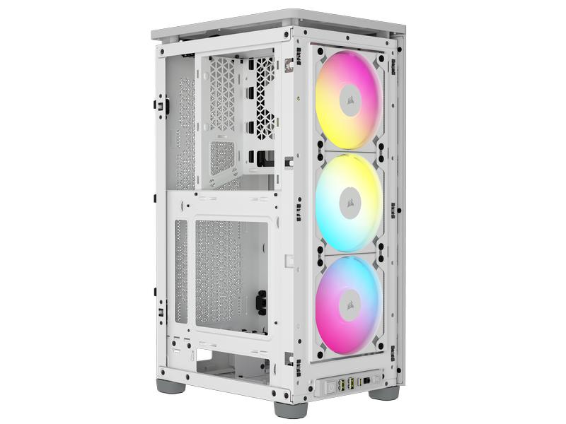 Corsair Boîtier d’ordinateur iCUE 2000D RGB Airflow Blanc