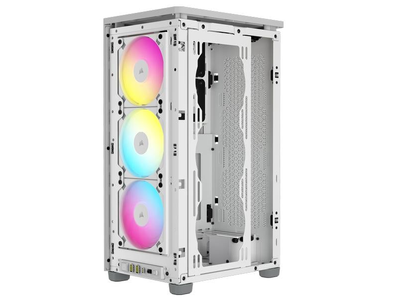 Corsair Boîtier d’ordinateur iCUE 2000D RGB Airflow Blanc