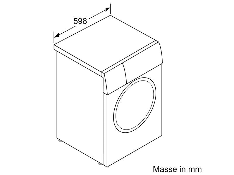 Bosch Machine à laver WAN281A2CH Gauche