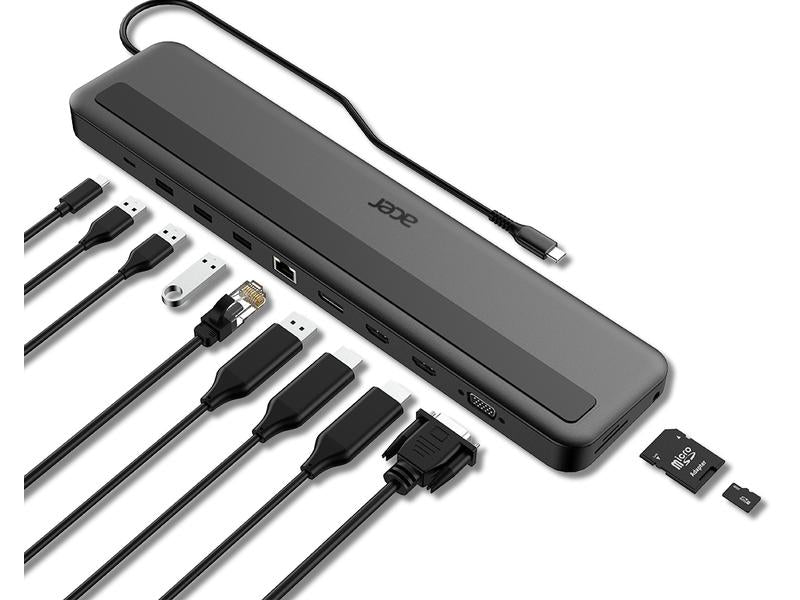 Acer Station d'accueil USB-C 13-in-1 Triple Display Dock