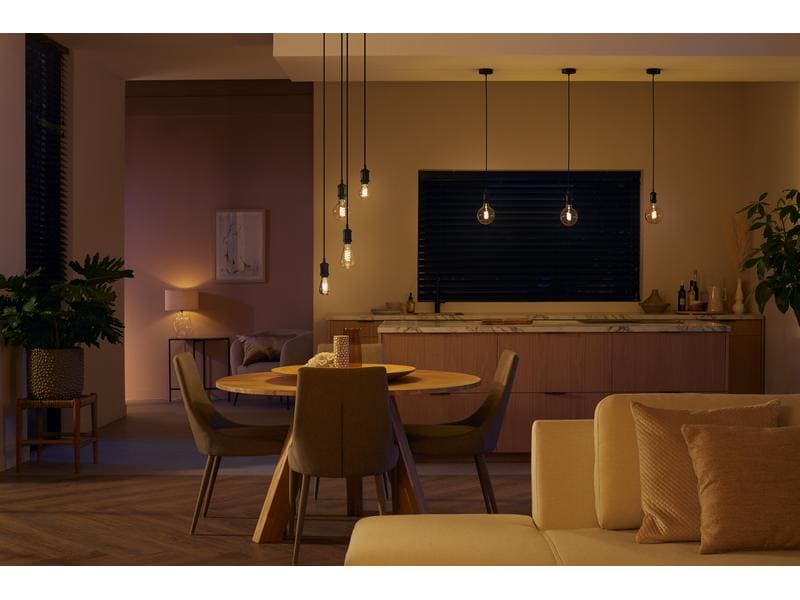 Philips Hue White E27 pack individuel filament Giant Globe 550 lm