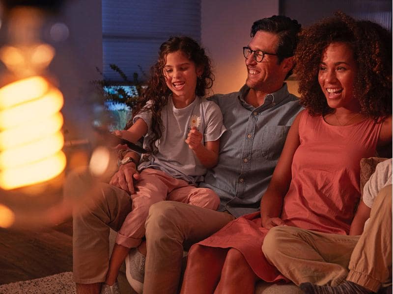Philips Hue White E27 Pack individuel Globe Filament 550 lm