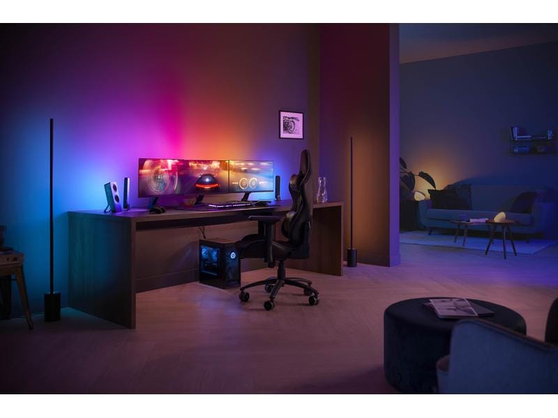 Philips Hue Play Gradient PC Lightstrip 3X 24/27 Starter Set + Bridge