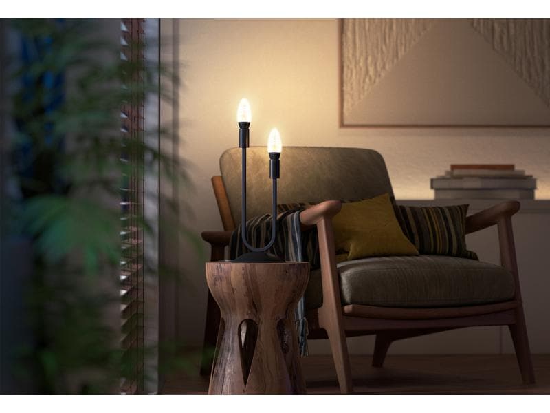 Philips Hue Leuchtmittel White Amb. Filament E14 Einzelpack