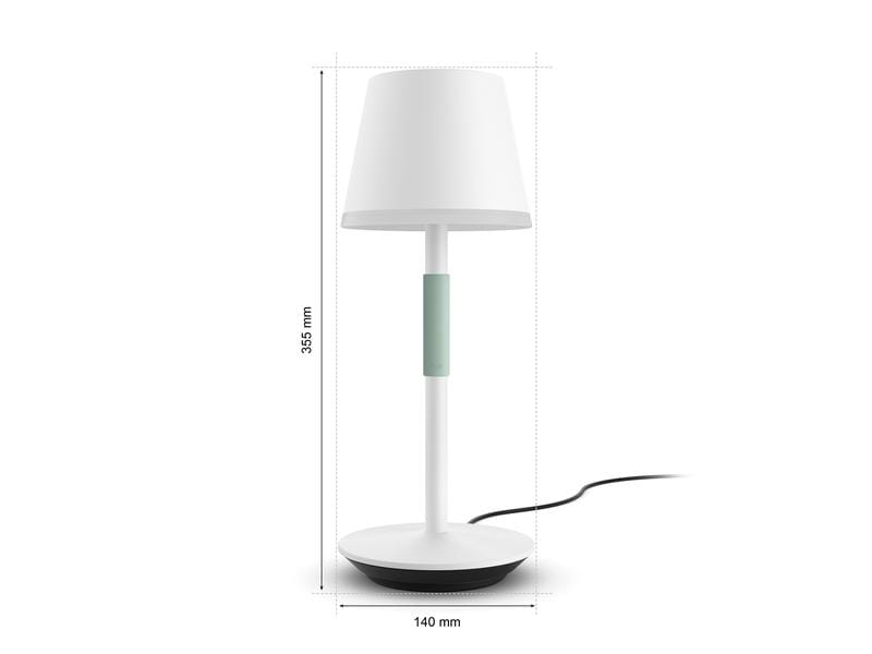 Philips Hue White & Col. Amb. Go Lampe de table portable blanc 370 lm