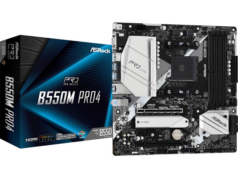 ASRock Carte mère B550M Pro4