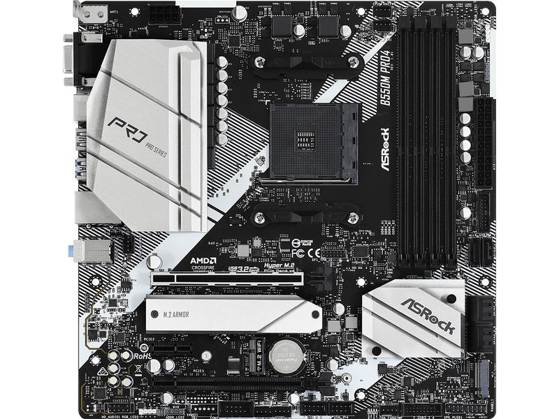 ASRock Carte mère B550M Pro4