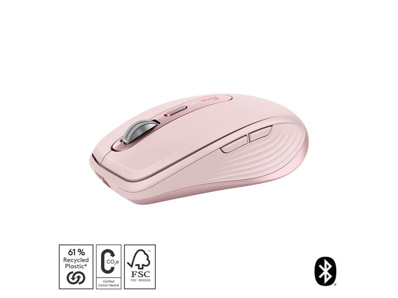 Logitech Souris portable MX Anywhere 3s Rose