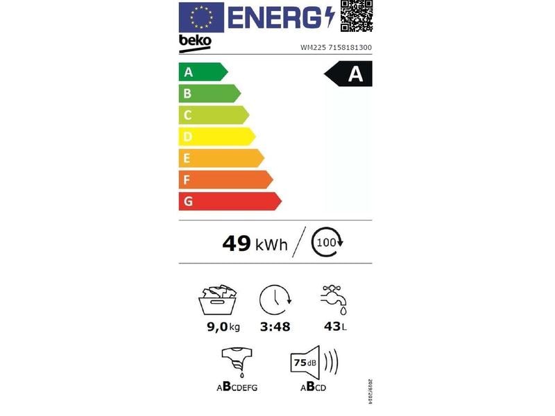 Beko Machine à laver WM225 Gauche