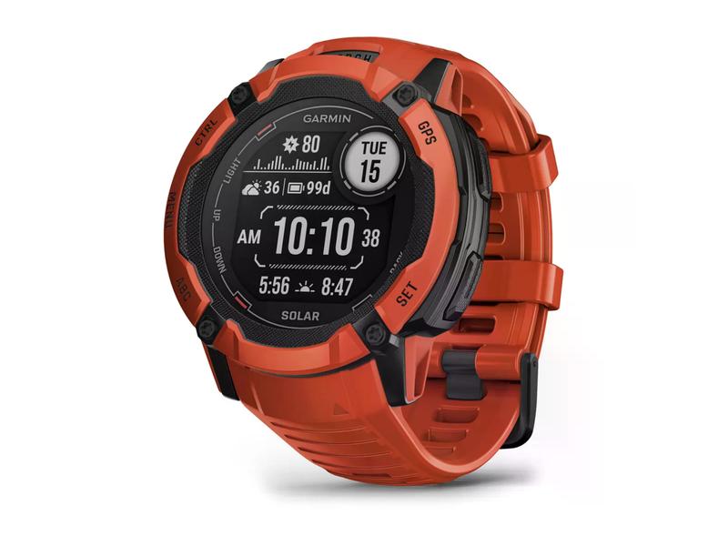 GARMIN Sportuhr Instinct 2X Solar Flame Red