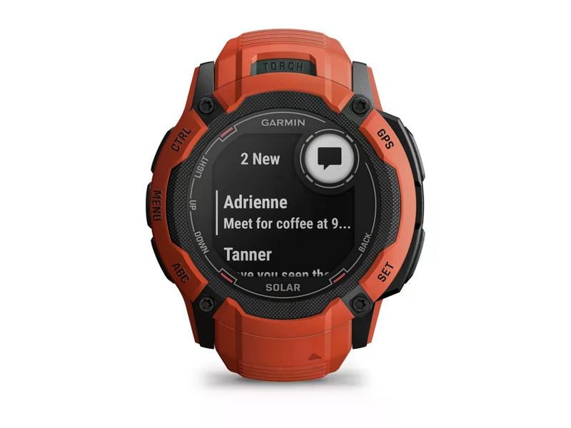 GARMIN Montre de sport Instinct 2X Solar Flame Red