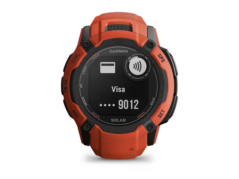 GARMIN Montre de sport Instinct 2X Solar Flame Red