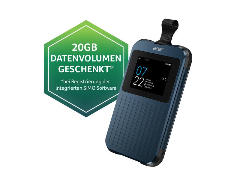 Acer 5G Hotspot Connect Enduro M3 inkl. 20 GB Datenpaket