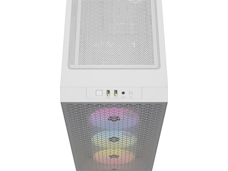 Corsair Boîtier d’ordinateur 3000D RGB Airflow Blanc