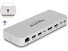 Delock Dockingstation USB-C – HDMI/DP/LAN/USB-A PD 85W