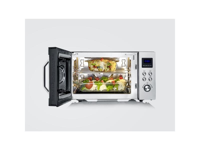 Severin Mikrowelle mit Grill MW7777 Silber