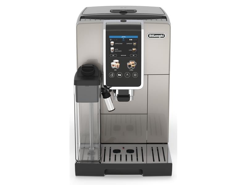 De'Longhi Machine à café automatique Dinamica Plus ECAM380.85 Taupe