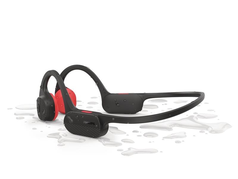 Philips Wireless Bone Conduction Kopfhörer TAA5608BK Schwarz