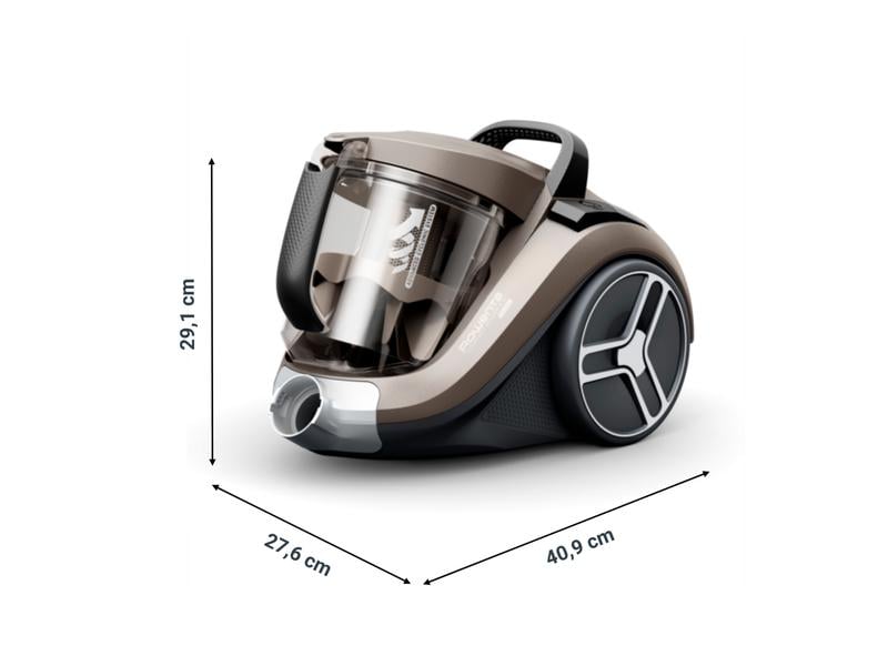 Rowenta Aspirateur traîneau Compact Power XXL Animal Noir