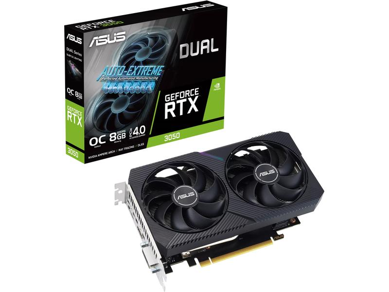 ASUS Carte graphique Dual GeForce RTX 3050 V2 OC Edition 8 GB