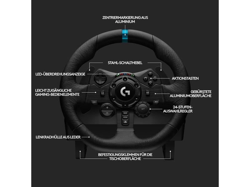 Logitech Lenkrad G923 TRUEFORCE für PS5 / PS4 / PC