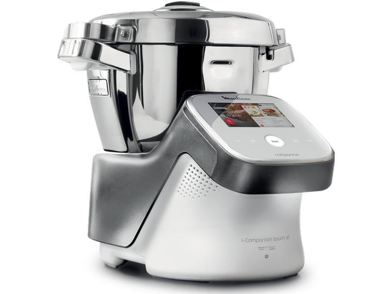 Moulinex Küchenmaschine i-Companion Touch XL Silber/Weiss