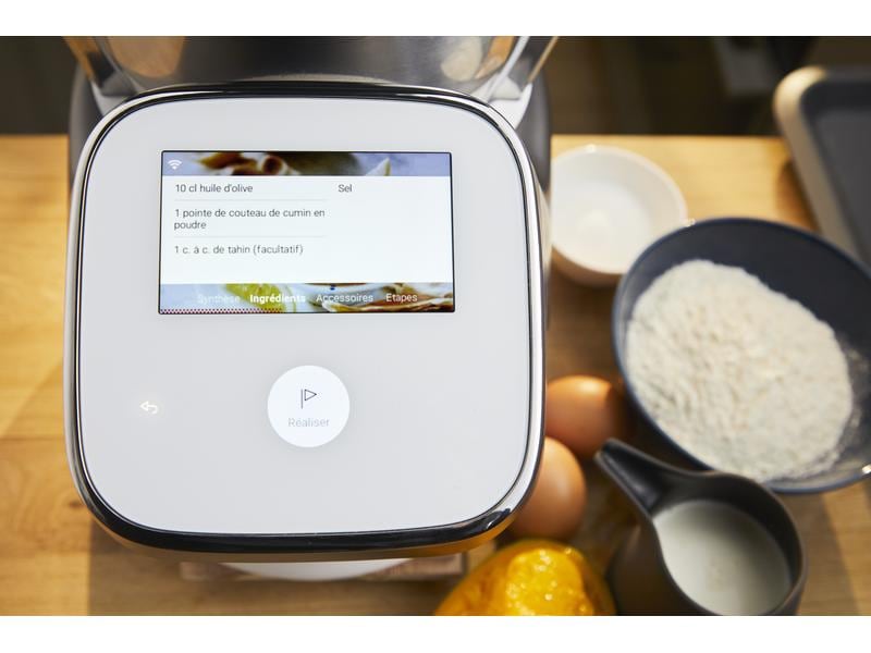 Moulinex Robot ménager i-Companion Touch XL Argenté/Blanc