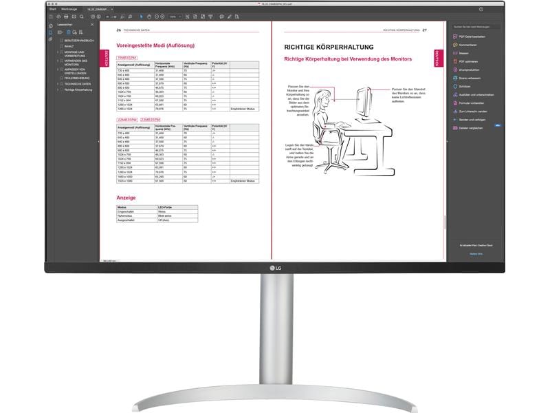 LG Monitor 32UP55NP-W