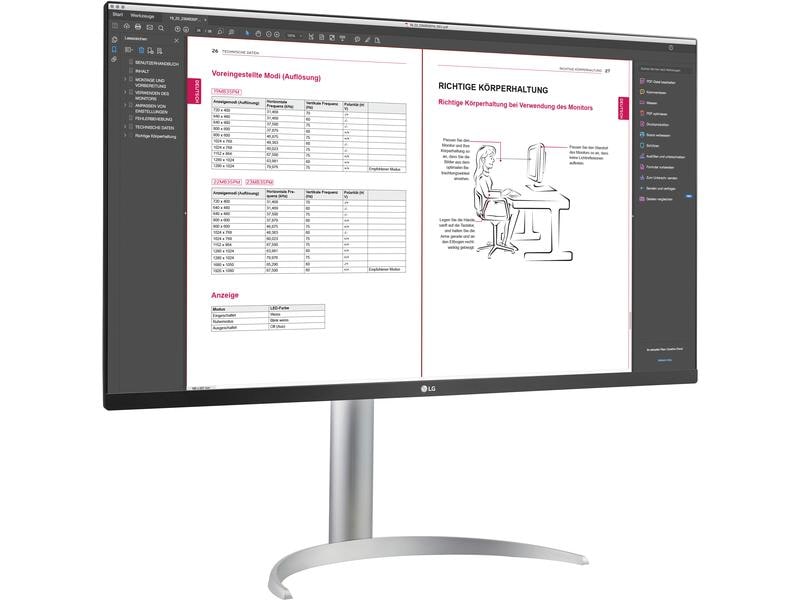 LG Monitor 32UP55NP-W