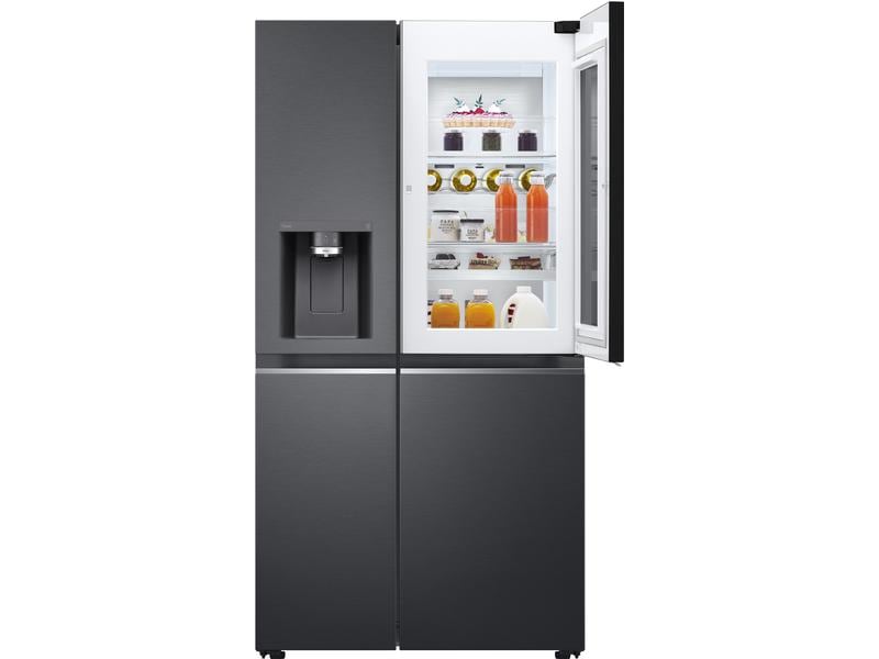 LG Foodcenter GSXV90MCDE Matte Black Steel