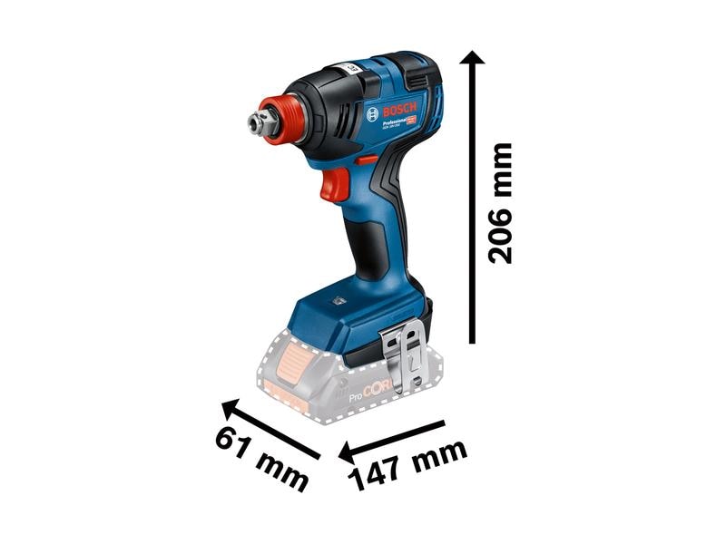 Bosch Professional Clés à chocs sans fil GDX 18 V-200 + GSR 18 V-55