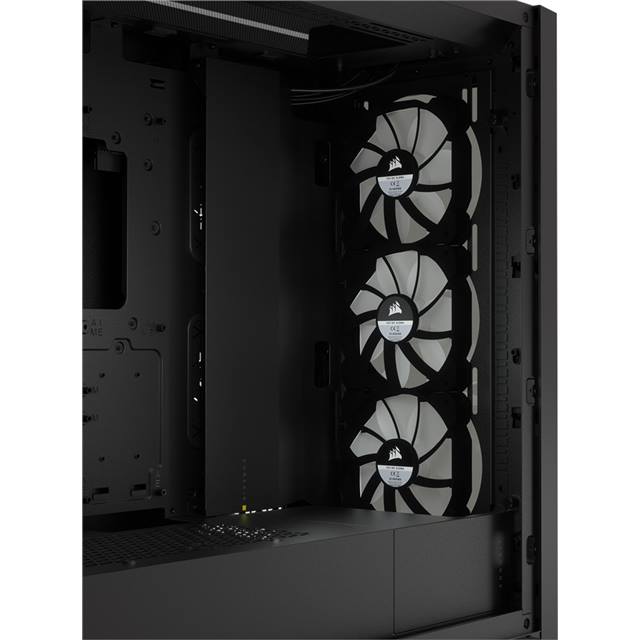 Corsair Boîtier d’ordinateur iCUE Midi Tower 5000X RGB TG Noir