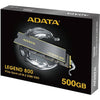 Adata SSD Legend 800 M.2 2280 NVMe 500 Go