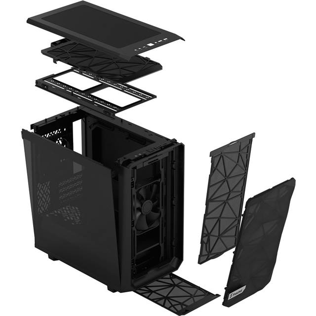 Fractal Design Meshify 2 Mini Black TG Dark Tint - schwarz