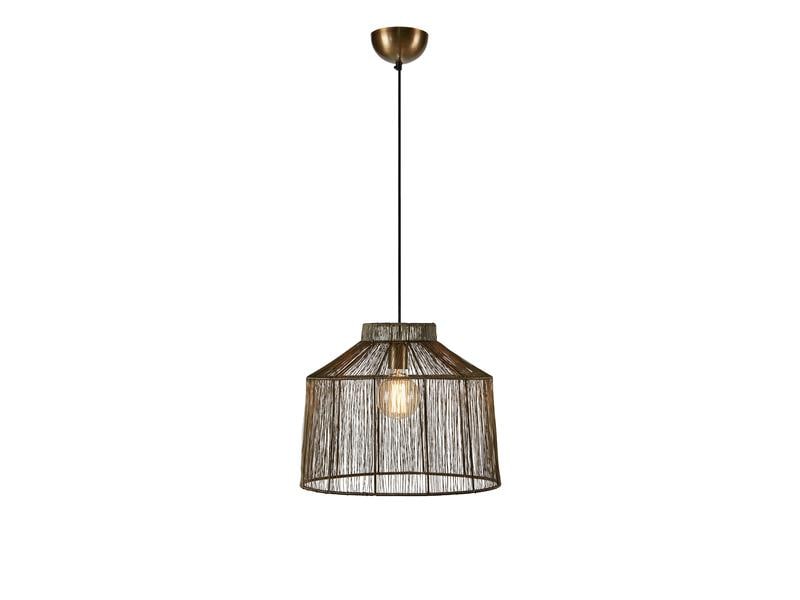 Markslöjd Lampe suspendue Capanna 1L, E27, laiton antique