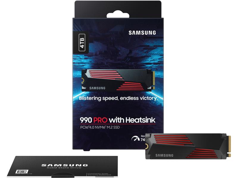 Samsung SSD 990 PRO Heatsink M.2 2280 NVMe 4000 GB