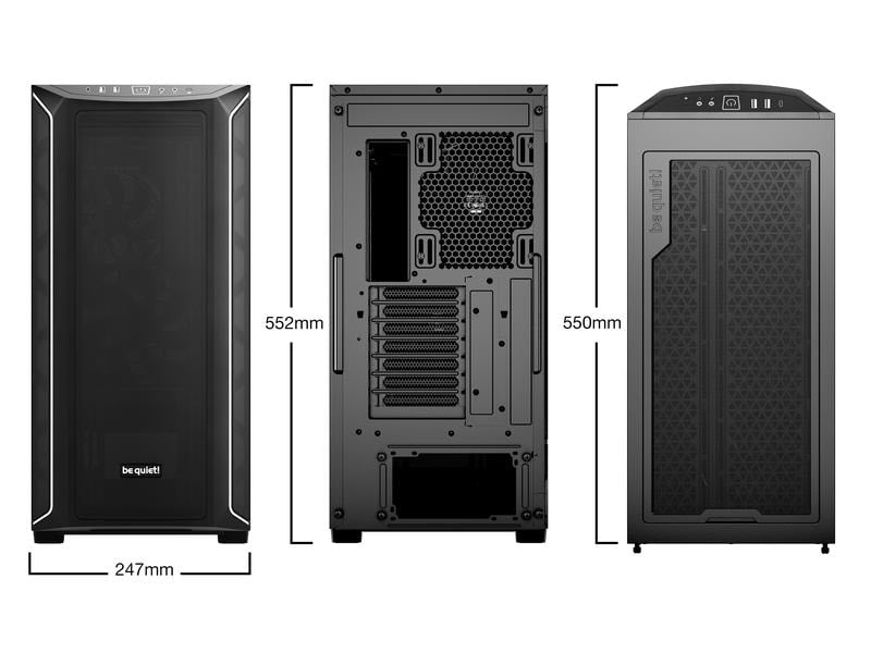 be quiet! PC-Gehäuse Shadow Base 800 DX Schwarz