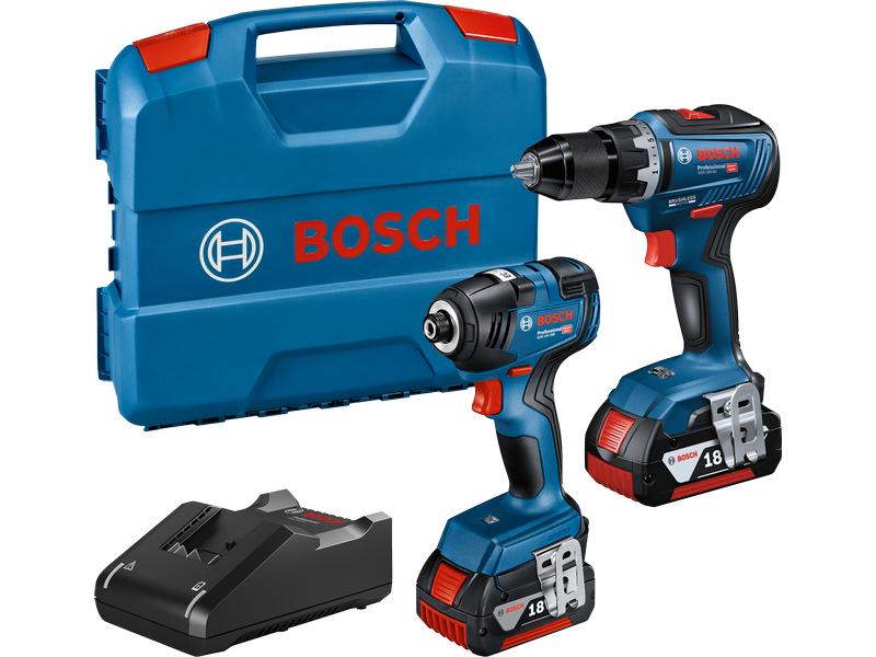Bosch Professional Visseuse sans fil Set GDR 18V-200 + GSR 18V-55