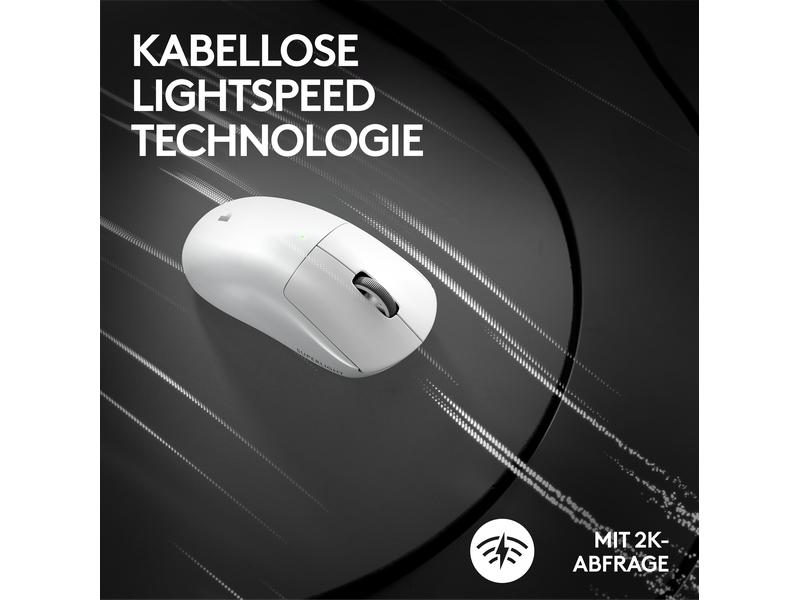 Logitech Souris de gaming Pro X Superlight 2 Lightspeed Blanc