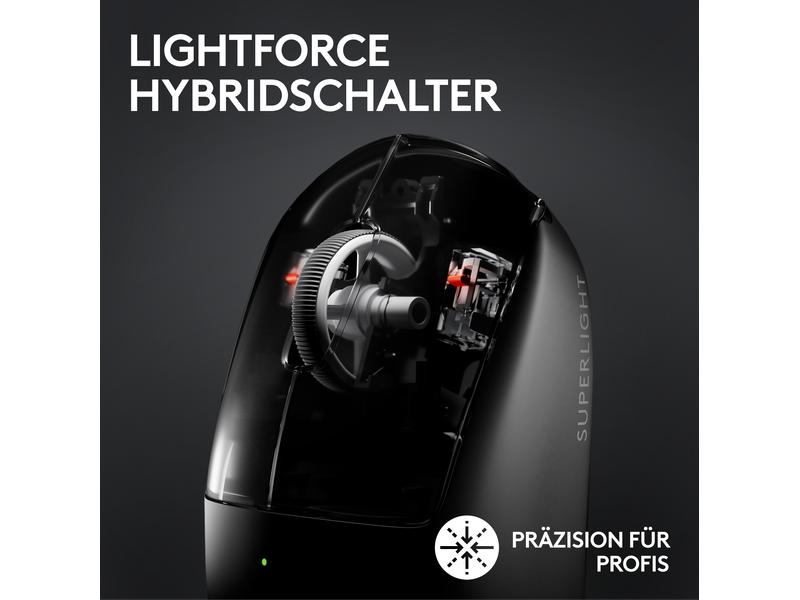 Logitech Gaming-Maus Pro X Superlight 2 Lightspeed Weiss