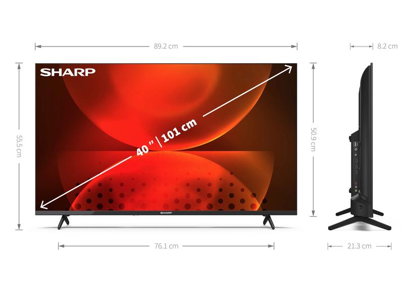 Sharp TV 40FH2EA 40", 1920 x 1080 (Full HD), LED-LCD