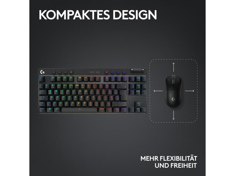 Logitech Clavier de Jeu PRO X TKL Lightspeed