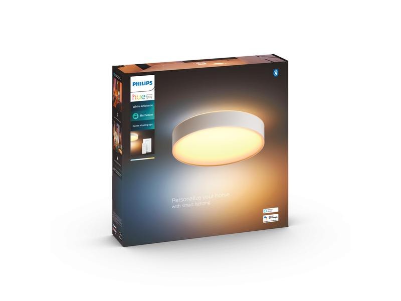 Philips Hue White Amb. Devere Plafonnier M blanc 1900 lm + variateur d'intensité lumineuse