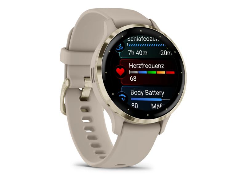 GARMIN Sportuhr Venu 3S French Gray / Softgold