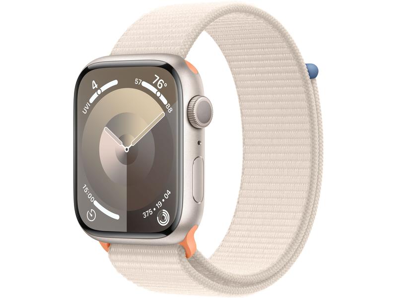 Apple Watch Series 9 45 mm Aluminium Étoile Polaire Boucle