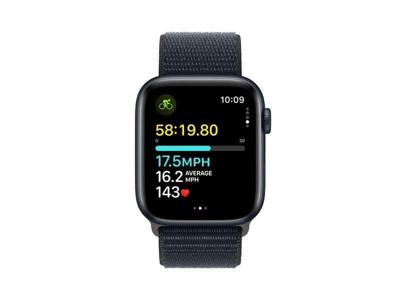 Apple Watch SE 2024 44 mm GPS Alu Sport Loop Minuit