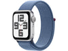 Apple Watch SE 2023 40 mm GPS Alu Argent Boucle Hiver Bleu