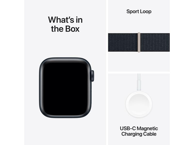 Apple Watch SE 2024 40 mm GPS Alu Sport Loop Minuit