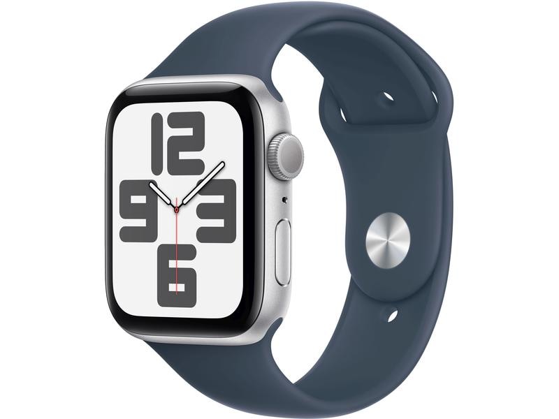 Apple Watch SE 2023 44 mm GPS Alu Sil. Sport Sturmblau S/M