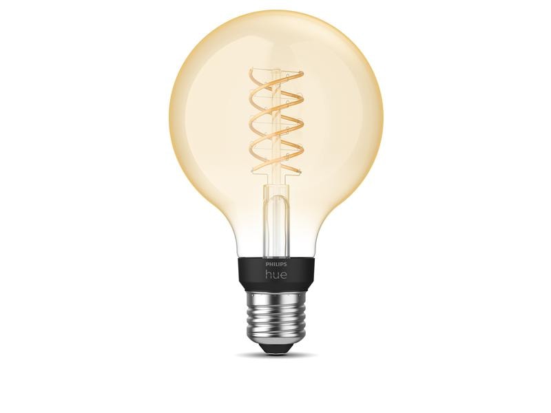 Philips Hue White E27 Pack individuel Globe Filament 550 lm
